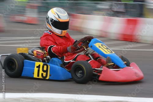 Photo: Racing go kart Racing go kart