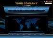 Vector editable website template