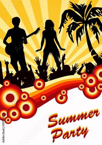 Retro summer party