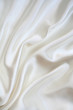 Smooth elegant white silk as background