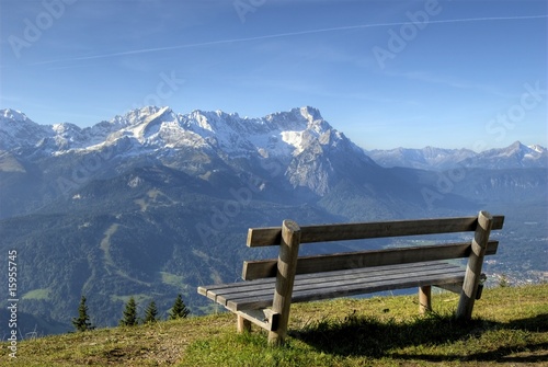 Foto: Blick zur Zugspitze Blick zur Zugspitze