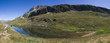 Lac de montagne en panorama