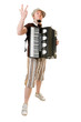 Cool musician with concertina Cool musician with concertina