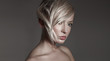 Studio portrait of pretty blond woman Studio portrait of pretty blond woman