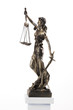 Foto: Justitia figurine on socket Justitia figurine on socket