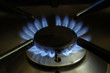 Flame of gas stove