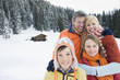 Italy, South Tyrol, Family smiling, portrait