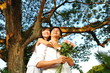 Couple In Love In the Park