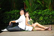 Couple In Love In The Park Couple In Love In The Park