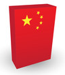 China flag box