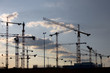 Baustelle, Kraene, Baubranche, Wirtschaft