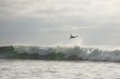 Flying above a wave