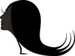 black hair