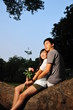 Couple In Love In The Park Couple In Love In The Park