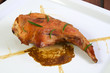 meat of roast rabbit
