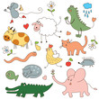 kids cartoon animals