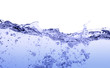 water bubbles in blue water bubbles in blue