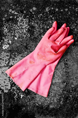 Photo: Rubber gloves Rubber gloves
