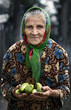Grandmother working