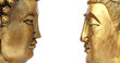face à face de bouddhas
