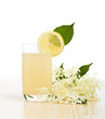 Elderberry flower flavored summer refreshment
