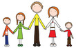Vector: Happy family Happy family