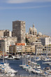 Marseille cityscape and Cathedral