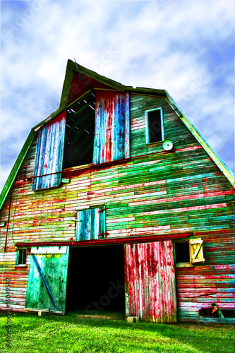Photo: Colorful Barn Colorful Barn
