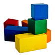 Jeux de blocs en bois