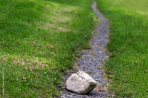 Steine im Weg