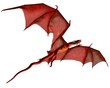 Red Dragon in Flight