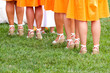 Bridesmaid's Feet Bridesmaid's Feet