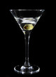 Martini with olive inside