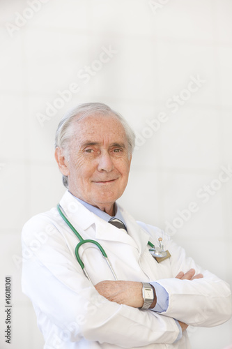 Photo: portrait of senior doctor portrait of senior doctor