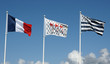 Drapeaux francais breton