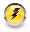 ''Electricity'' glossy icon