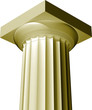 Greek column 3D render