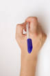 hand writing with pen