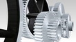 Cogwheel in motion