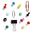 pushpins collection office business