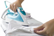 Woman Ironing
