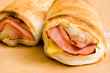Gefüllte Pizzabrötchen