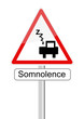 Danger, somnolence Danger, somnolence
