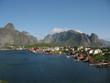 Cabanes rouges en Norvège