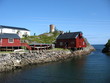 Cabane rouge en Norvège