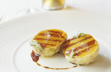 Photo: Miso vellena de Foie-Gras con gelatina de Pedro Ximenéz, engl: Fig stuffed with Foie-Gras with gelatine of Pedro Ximenez/sweet wine, Michelin-star Restaurant El Celler de Can Roca, Girona ,Costa Brava, Catalonia, Spain Miso vellena de Foie-Gras con gelatina de Pedro Ximenéz, engl: Fig stuffed with Foie-Gras with gelatine of Pedro Ximenez/sweet wine, Michelin-star Restaurant El Celler de Can Roca, Girona ,Costa Brava, Catalonia, Spain