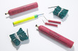 Firecrackers, elevated view