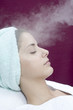 Woman receiving spa treatment