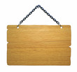 Wood notice board