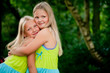 Hugging twins